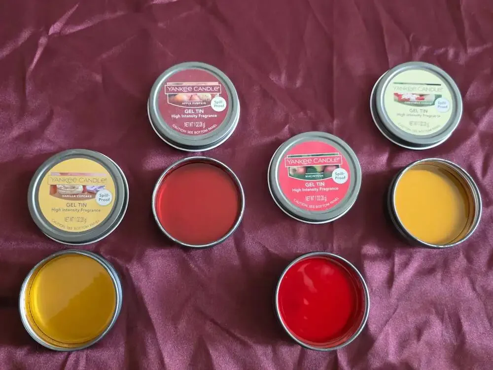 Yankee Candle Gel Tin High Intensity Fragrance Set of 4